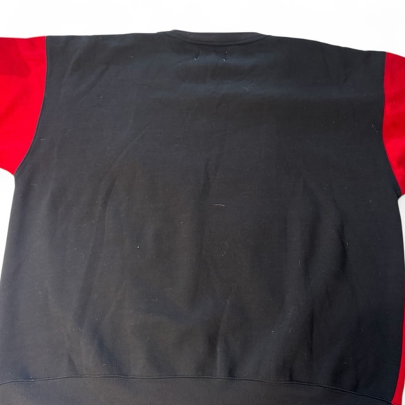 Vintage MONTBLANC Red and Black Men's Crewneck Sweater - Picture 7 of 8